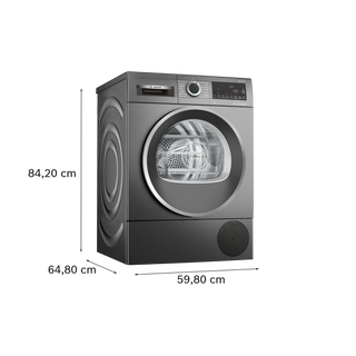 Máquina de Secar Roupa BOSCH WQG245DRES ( 9 Kg - Condensação com Bomba de Calor - C )