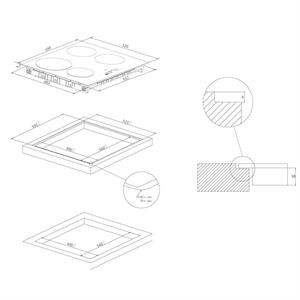 Placa de Indução CANDY CI642C/E14U